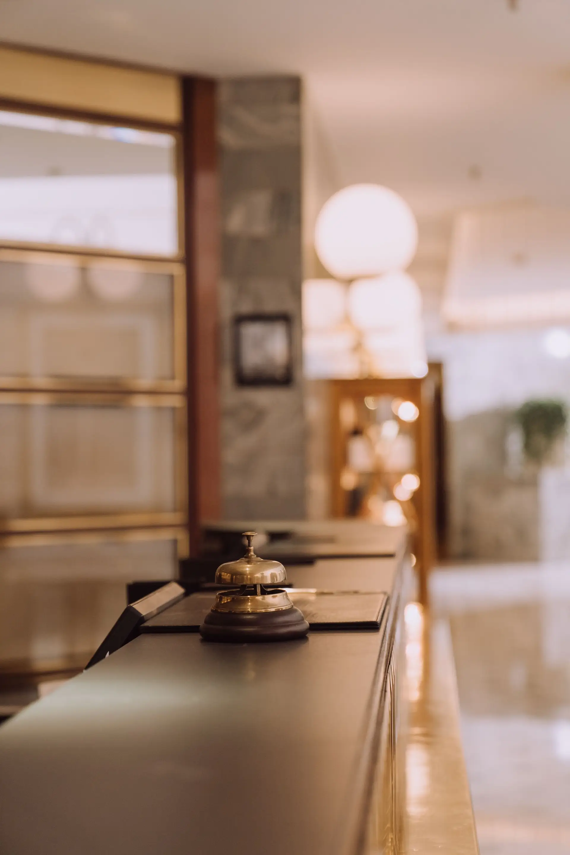 Purelquessa recepció és concierge pult